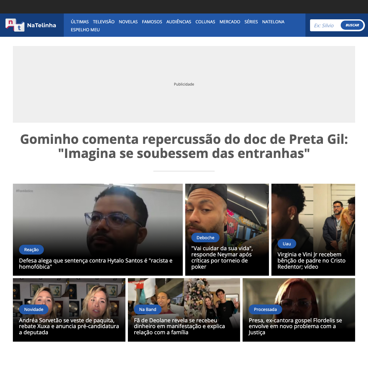 Entretenimento em escala UOL, sem perder o ritmo.