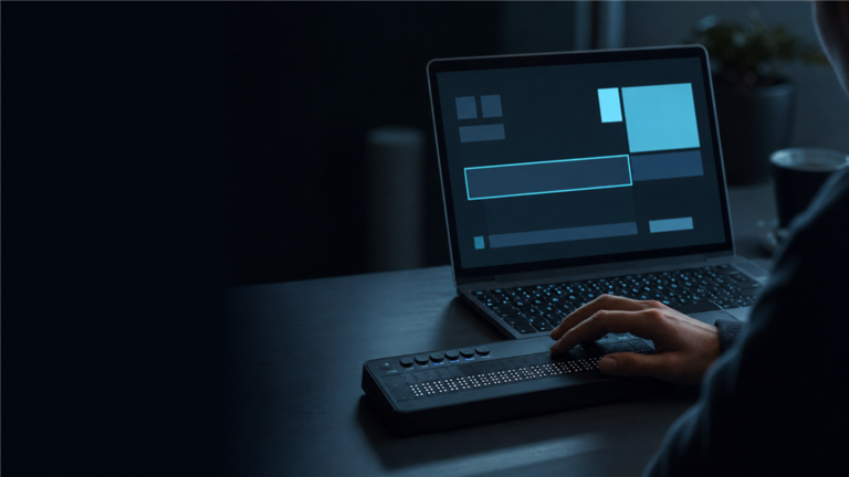 Acessibilidade monitorada, sem regressão invisível